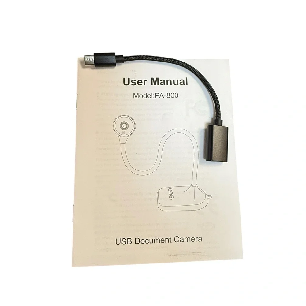 USB Document Camera for Teachers, Webcam/Doc Camera for Classroom with A3 Format